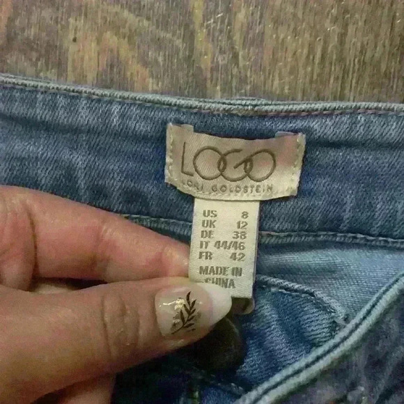 LOGO straight leg woman’s  jeans - Picture 2 of 4